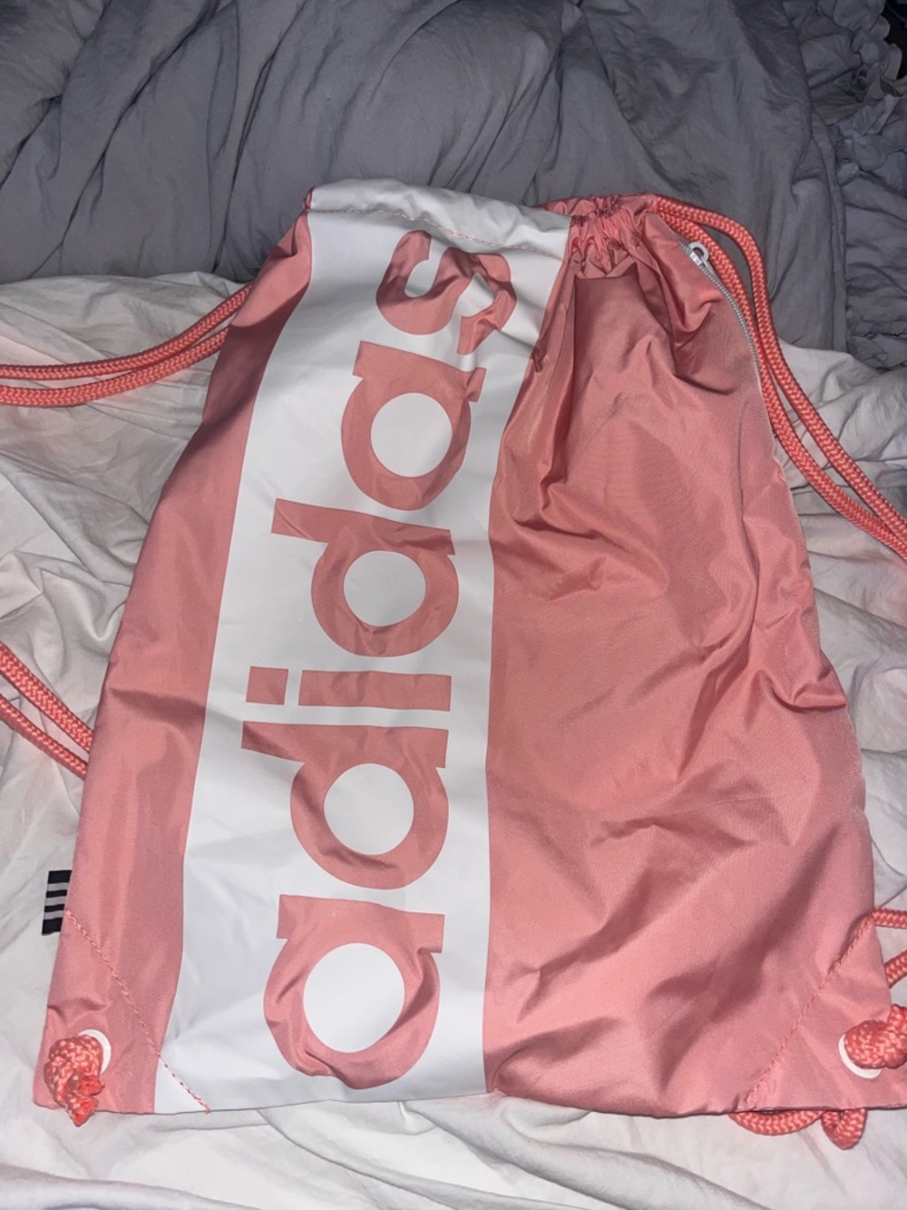 🆕 Adidas Pink Drawstring Gym Sack